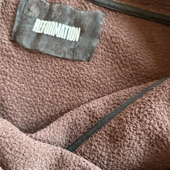 Reformation Mini Copper Open Back Dress Size S - Picture 7 of 9